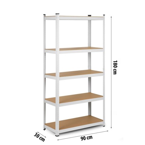 REGAŁ METALOWY MAGAZYNOWY 180 X 90 X 30 HUMBERG 4844