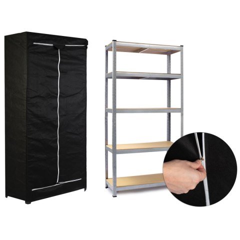 REGAŁ METALOWY MAGAZYNOWY 180 X 90 X 40 CM HUMBERG HR-812 + POKROWIEC GRATIS