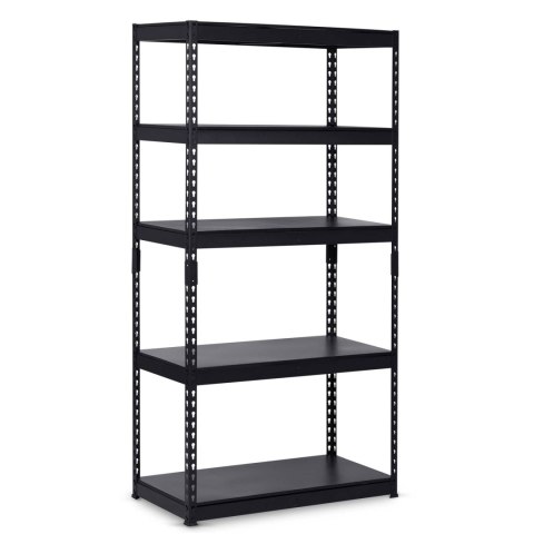 REGAŁ METALOWY MAGAZYNOWY 183 X 90 X 45 CM HUMBERG HR-700 CZARNY
