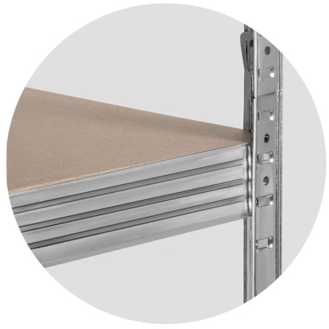 REGAŁ METALOWY MAGAZYNOWY 205 X 120 X 45 HUMBERG 4850