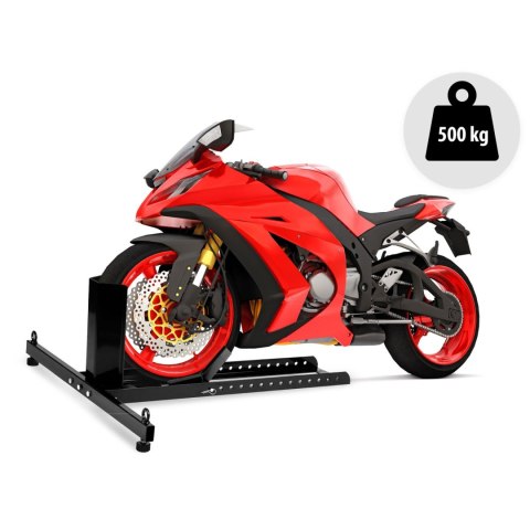 STOJAK MOTOCYKLOWY NA PRZEDNIE KOŁO MT3 CZARNY