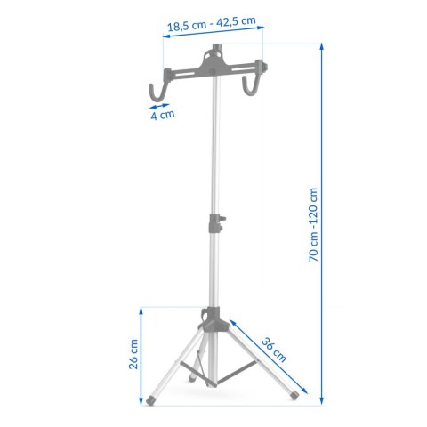 STOJAK ROWEROWY SERWISOWY MB2 ALUMINIUM SREBRNY STOJAK ROWEROWY SERWISOWY MB2 ALUMINIUM SREBRNY