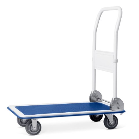 WÓZEK TRANSPORTOWY RĘCZNY HM-505 BIAŁO-NIEBIESKI