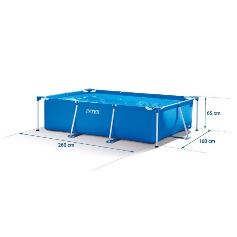 BASEN OGRODOWY STELAŻOWY 260 X 160 X 65 CM 15W1 INTEX 28271 BASEN OGRODOWY STELAŻOWY 260 X 160 X 65 CM 15W1 INTEX 28271