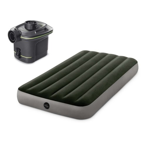 MATERAC DMUCHANY 191X99X25 CM Z POMPKĄ ELEKTRYCZNĄ INTEX 64777