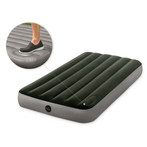 MATERAC DMUCHANY 191X99X25 CM Z WBUDOWANĄ POMPKĄ NOŻNĄ INTEX 64761