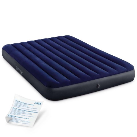 MATERAC DMUCHANY 203X152X25 CM DWUOSOBOWY INTEX 64759