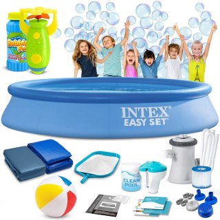 BASEN OGRODOWY ROZPOROWY 305 X 61 CM 16W1 INTEX 28118 + MASZYNKA DO BANIEK GRATIS