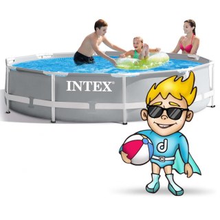 BASEN OGRODOWY STELAŻOWY 305 X 76 CM 15W1 INTEX 26702 + MASZYNKA DO BANIEK GRATIS