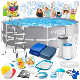 BASEN OGRODOWY STELAŻOWY 366 X 99 CM 17W1 INTEX 26716 + MASZYNKA DO BANIEK GRATIS