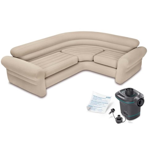 KANAPA NAROŻNA NADMUCHIWANA 257 X 203 X 76 CM INTEX 68575-66640