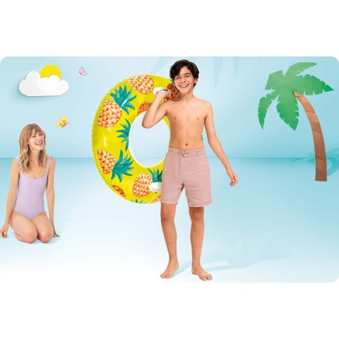 KOŁO DO PŁYWANIA ANANASY 107 CM INTEX 56261 KOŁO DO PŁYWANIA ANANASY 107 CM INTEX 56261