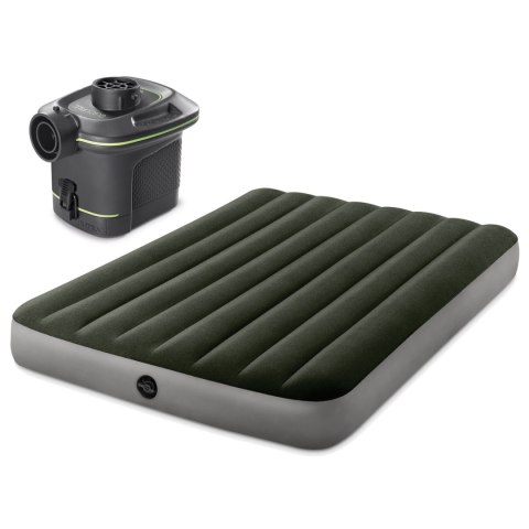 MATERAC DMUCHANY 191X137X25 CM Z POMPKĄ ELEKTRYCZNĄ INTEX 64778