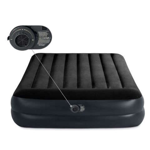 MATERAC DMUCHANY 203X152X42 CM Z WBUDOWANĄ POMPKĄ ELEKTRYCZNĄ INTEX 64124
