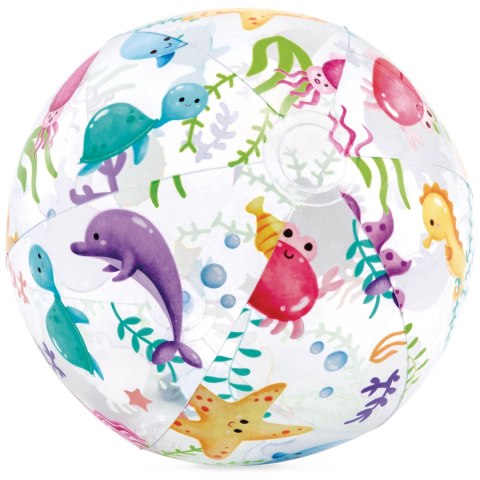 DMUCHANA PIŁKA PLAŻOWA PODWODNY ŚWIAT 51 CM INTEX 59040 DMUCHANA PIŁKA PLAŻOWA PODWODNY ŚWIAT 51 CM INTEX 59040