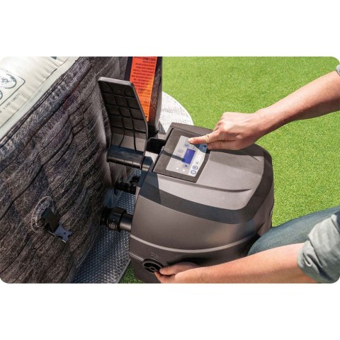 DMUCHANE SPA Z HYDROMASAŻEM 4 OSOBOWE INTEX 28450 + GENERATOR CHLORU