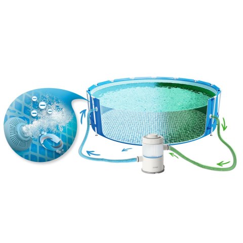 POMPA FILTRUJĄCA DO BASENÓW OGRODOWYCH 1250 L/H INTEX 26602