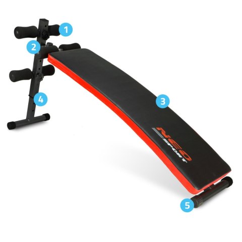 ŁAWECZKA SKOŚNA DO ĆWICZEŃ NEO-SPORT NS-09