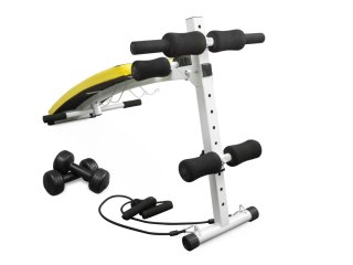 ŁAWECZKA SKOŚNA DO ĆWICZEŃ Z EKSPANDERAMI I HANTLAMI NEO-SPORT NS-07
