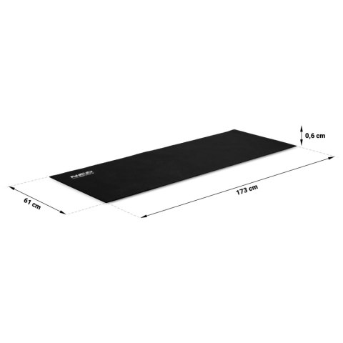 MATA DO ĆWICZEŃ 173 X 61 CM NEO-SPORT - 192100 CZARNA