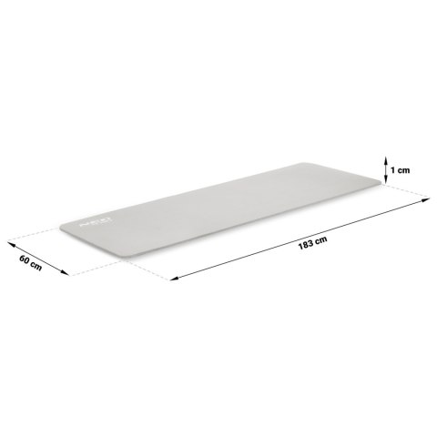 MATA DO ĆWICZEŃ 183 X 60 CM NEO-SPORT - 192200 SZARA
