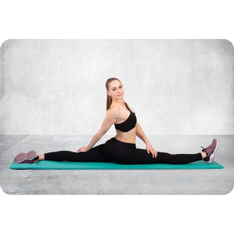 MATA DO ĆWICZEŃ GRUBA 183 X 60 CM NEO-SPORT - 192301 TURKUSOWA