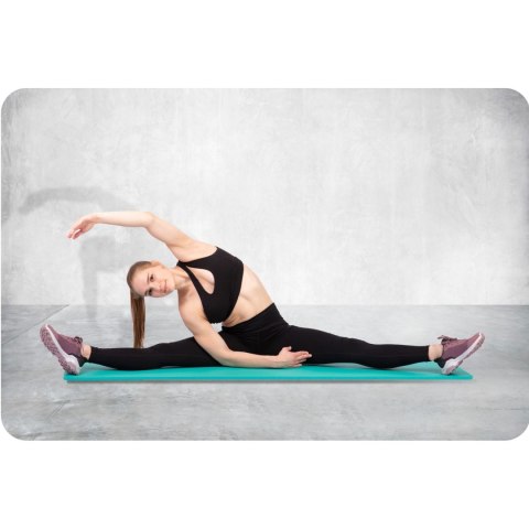MATA DO ĆWICZEŃ GRUBA 183 X 60 CM NEO-SPORT - 192301 TURKUSOWA
