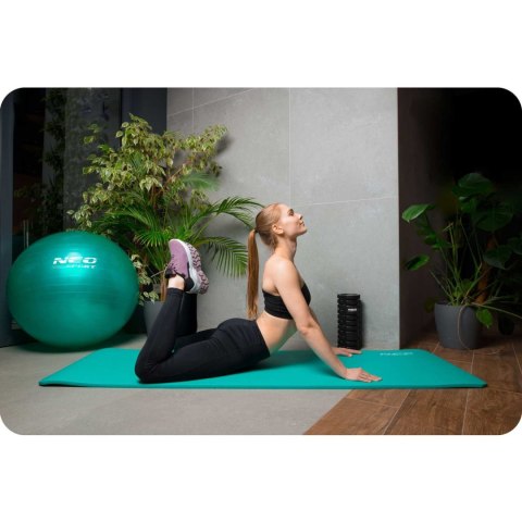 MATA DO ĆWICZEŃ GRUBA 183 X 60 CM NEO-SPORT - 192301 TURKUSOWA