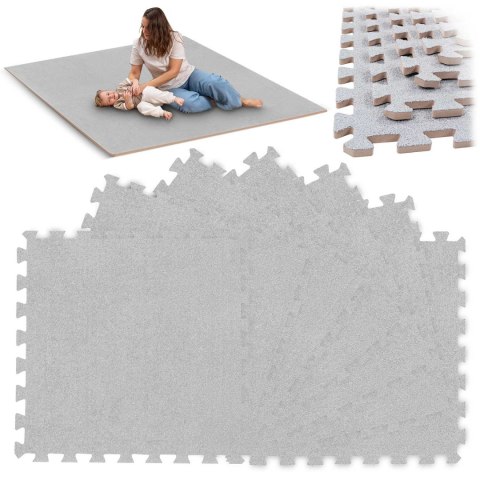 MATA PIANKOWA PUZZLE 180 X 120 CM MASSIDO 6SZT
