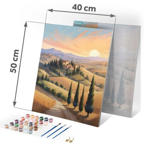 OBRAZ DO MALOWANIA PO NUMERACH 40X50 CM MASSIDO PEJZAŻ