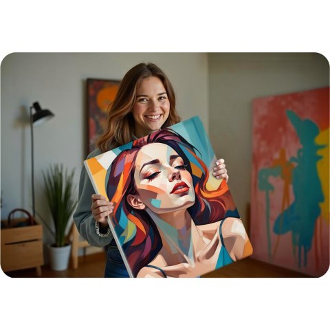 OBRAZ DO MALOWANIA PO NUMERACH 40X50 CM MASSIDO PORTRET KOBIETY