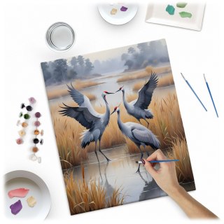 OBRAZ DO MALOWANIA PO NUMERACH 40X50 CM MASSIDO ŻURAWIE