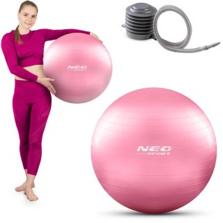 PIŁKA DO ĆWICZEŃ 55 CM NS-950 RÓŻOWA