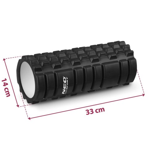 ROLLER DO ĆWICZEŃ 33X14CM NS-953 CZARNY
