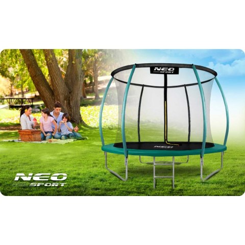 TRAMPOLINA OGRODOWA PROFILOWANA 10FT/312CMZ SIATKĄ WEWNĘTRZNĄ NEO-SPORT