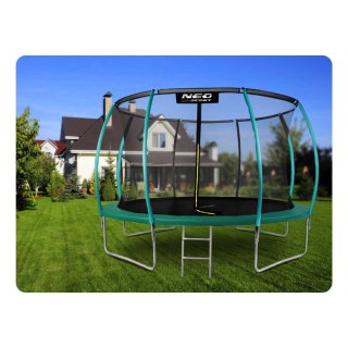 TRAMPOLINA OGRODOWA PROFILOWANA 12FT/374CM Z SIATKĄ WEWNĘTRZNĄ NEO-SPORT