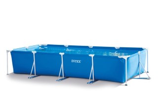 BASEN OGRODOWY STELAŻOWY DUŻY PROSTOKĄTNY 4,5X2,2M INTEX