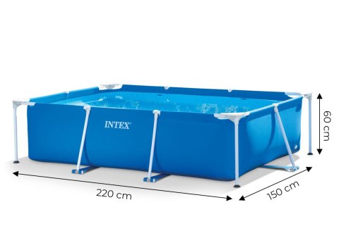 BASEN STELAŻOWY OGRODOWY PROSTOKĄTNY 211X137 CM 28270 INTEX