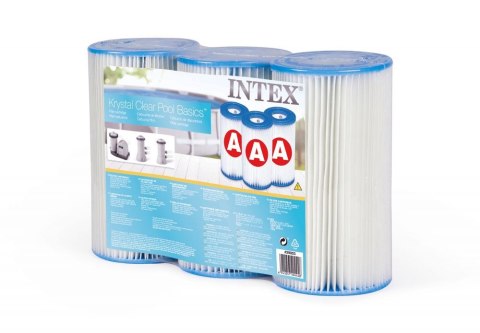 FILTR FILTRY TYP A - DO POMPY BASENU INTEX 29000 - 3 SZTUKI FILTR FILTRY TYP A - DO POMPY BASENU INTEX 29000 - 3 SZTUKI