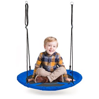 HUŚTAWKA OGRODOWA BOCIANIE GNIAZDO 100CM ECOTOYS NIEBIESKA