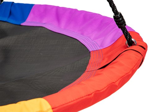 HUŚTAWKA OGRODOWA BOCIANIE GNIAZDO 100CM ECOTOYS WIELOKOLOROWA