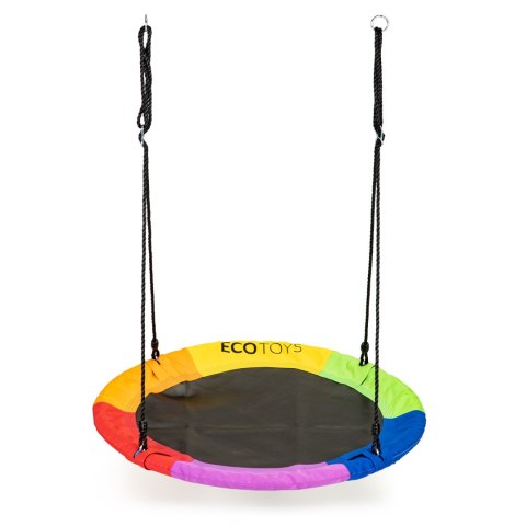 HUŚTAWKA OGRODOWA BOCIANIE GNIAZDO 100CM ECOTOYS WIELOKOLOROWA