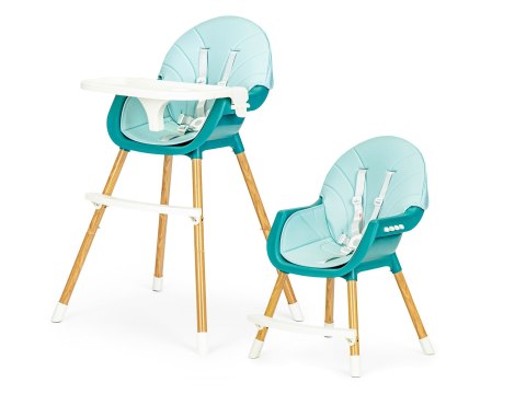 KRZESEŁKO FOTELIK DO KARMIENIA 2W1 NIEBIESKIE ECOTOYS