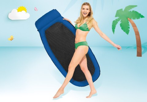 MATERAC PLAŻOWY Z SIATECZKĄ DO PŁYWANIA CHŁODZĄCY NIEBIESKI 58836 INTEX MATERAC PLAŻOWY Z SIATECZKĄ DO PŁYWANIA CHŁODZĄCY NIEBIESKI 58836 INTEX