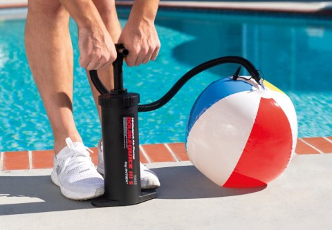 POMPKA TŁOKOWA DOUBLE QUICK III DUŻA DO POMPOWANIA MATERACY - INTEX 68605