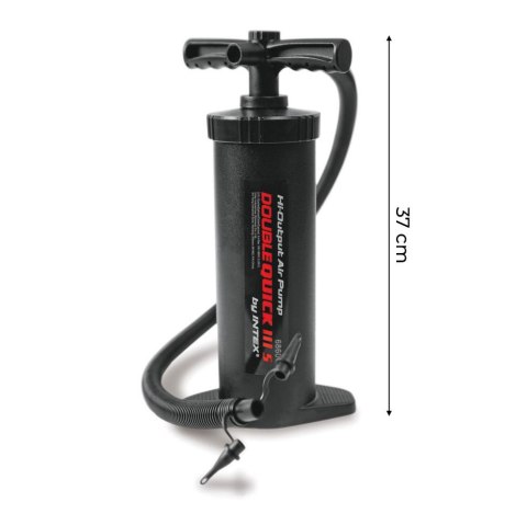 POMPKA TŁOKOWA DOUBLE QUICK III DUŻA DO POMPOWANIA MATERACY - INTEX 68605