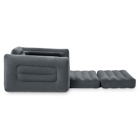 POMPOWANY FOTEL MATERAC LEŻANKA ŁÓŻKO 2W1 INTEX 66551