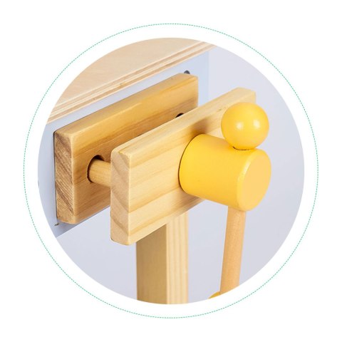ZABAWKOWY DREWNIANY WARSZTAT Z NARZĘDZIAMI - 47 EL. ECOTOYS