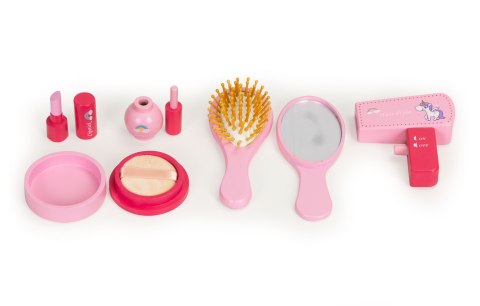 ZESTAW PIĘKNOŚCI KOSMETYCZKA 6 AKCESORIÓW BEAUTY ECOTOYS