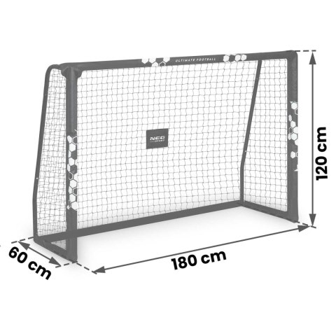 BRAMKA DO PIŁKI NOŻNEJ 180 X 120 X 60 CM NS-462 HEXAGON